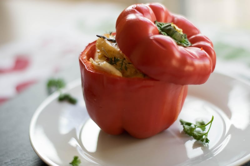 Quinoa Stuffed Bell Peppers